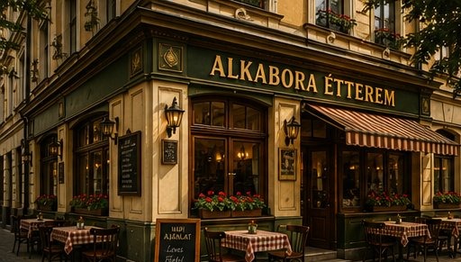 Alkabora étterem kívülről