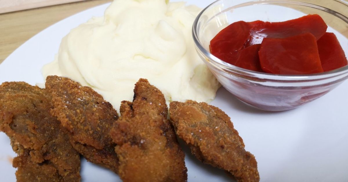 Virsli krumplipürével